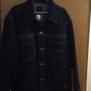 Sean John blue denim jean jacket